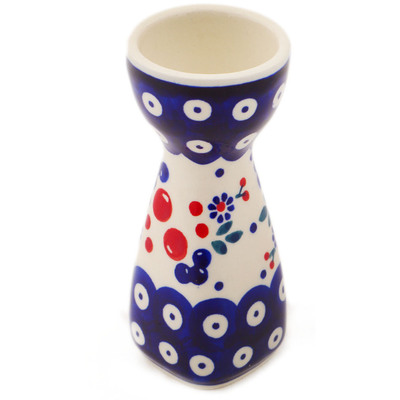 Polish Pottery Egg Holder 5&quot; Burst Of Berries