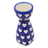 Polish Pottery Egg Holder 5&quot; Heart&#039;s Full Of Love