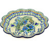 Polish Pottery Egg Plate 10" Evangeline UNIKAT