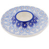 Polish Pottery Egg Plate 5&quot; Calm Radiance UNIKAT