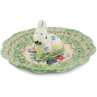 Polish Pottery Egg Plate 9"