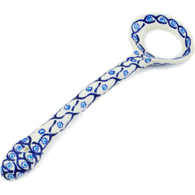 Polish Pottery Egg Spoon Catching Waves