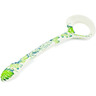 Polish Pottery Egg Spoon Monstera Deliciosa