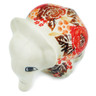 Polish Pottery Elephant Figurine 3&quot; Fall Beauty UNIKAT