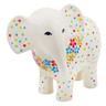 Polish Pottery Elephant Figurine 6&quot; Joy