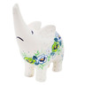 Polish Pottery Elephant Figurine 7&quot; Into Spring