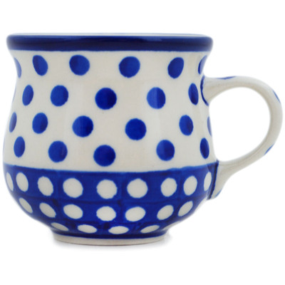 Polish Pottery Espresso Cup 2 oz Dot Around UNIKAT