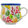 Polish Pottery Espresso Cup 2 oz Falling For You UNIKAT