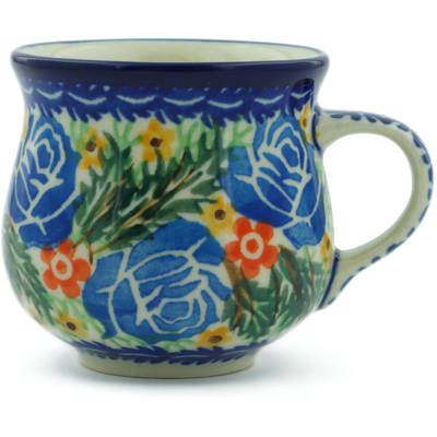 Polish Pottery Espresso Cup 2 oz Garden Divinity UNIKAT