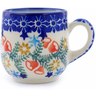 Polish Pottery Espresso Cup 4 oz Wreath Of Bells
