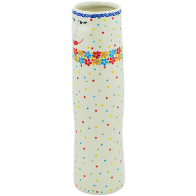 Polish Pottery Face Vase Joy