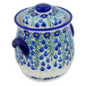 Polish Pottery Fermenting Crock Pot Blue Velvet Gardens