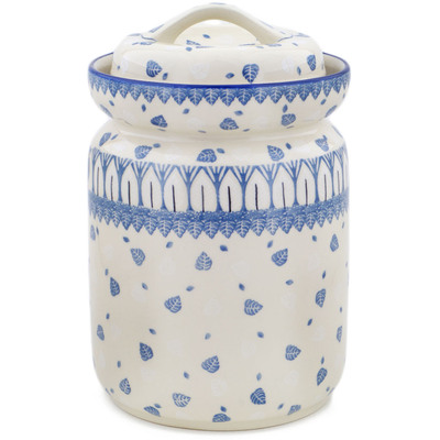 Polish Pottery Fermenting Crock with Water Seal Airlock Owl Always Love You