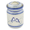 Polish Pottery Fermenting Crock with Water Seal Airlock Waiting Birds UNIKAT
