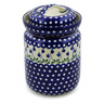 Polish Pottery Fermenting Crock with Waterseal Airlock Bleeding Heart Peacock