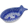 Polish Pottery Fish Shaped Platter 6&quot; Dancing Fish