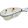 Polish Pottery Fish Shaped Platter 9&quot; Spring Is Coming