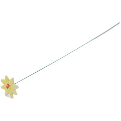 Polish Pottery Flower 0&quot;