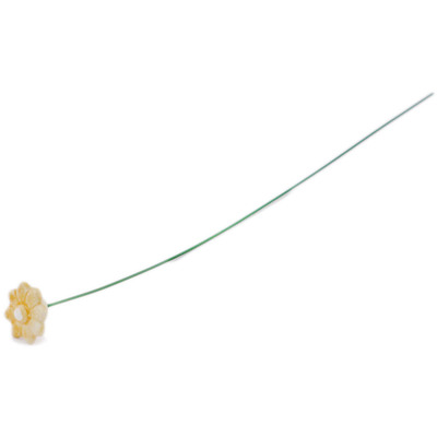 Polish Pottery Flower 0&quot;