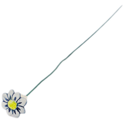 Polish Pottery Flower 0&quot; UNIKAT