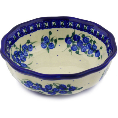 Polish Pottery Fluted Bowl 2&quot;