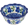 Polish Pottery Fluted Bowl 4&quot; Lovely Surprise