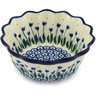Polish Pottery Fluted Bowl 6&quot; Water Tulip