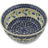 Polish Pottery Fluted Bowl 8&quot; Sweet Dreams