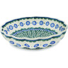Polish Pottery Fluted Bowl 9&quot; Maia