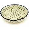 Polish Pottery Fluted Pie Dish 11&quot; Starburst Americana