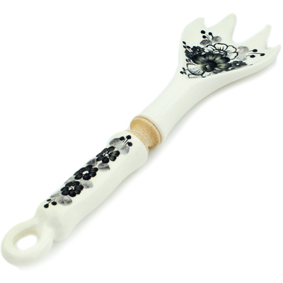 faience Fork 11&quot; Black