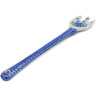 Polish Pottery Fork 12&quot; Blue Blossom