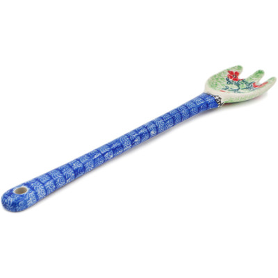Polish Pottery Fork 12&quot; Maraschino