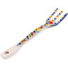 Polish Pottery Fork 12&quot; Winter To Spring UNIKAT