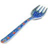 Polish Pottery Fork 6&quot; Midnight Tango UNIKAT