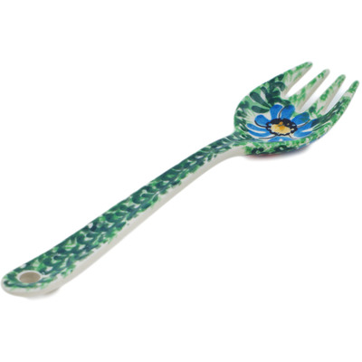 Polish Pottery Fork 6&quot; Profusion UNIKAT