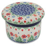 Polish Pottery French Butter Dish Babcia&#039;s Garden