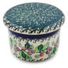 Polish Pottery French Butter Dish Berry Garland