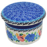 Polish Pottery French Butter Dish Floweret