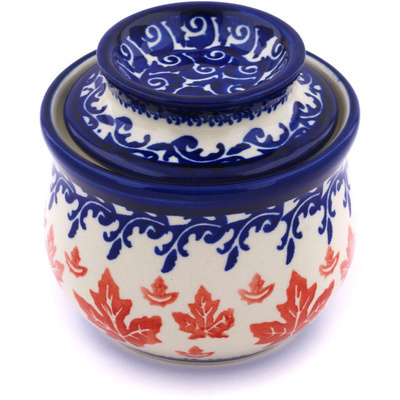 Polish Pottery French Butter Dish