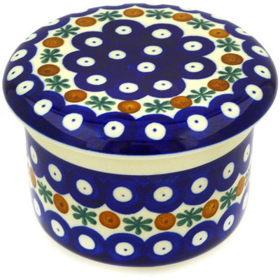Polish Pottery French Butter Dish Mosquito