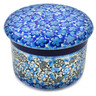 Polish Pottery French Butter Dish Out Of Blue UNIKAT