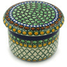 Polish Pottery French Butter Dish Tranquility UNIKAT