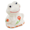 Polish Pottery Frog Figurine 2&quot; Tulip Ring