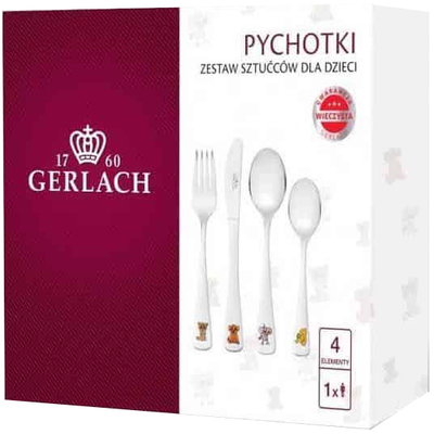 Polish Pottery Gerlach 4 pieces set for Kids Pychotki