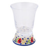 Polish Pottery Glass 11 oz Flower Garden UNIKAT