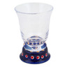 Polish Pottery Glass 11 oz Heart Disco UNIKAT