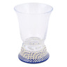 Polish Pottery Glass 11 oz Misty Blue UNIKAT
