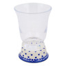 Polish Pottery Glass 11 oz Sea Of Hearts