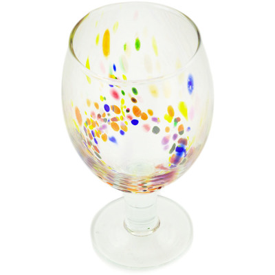 Glass Glass 15 oz Confetti Fluorescence